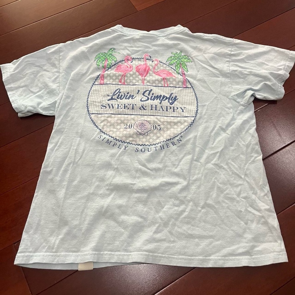 Simply Southern Flamingo Top